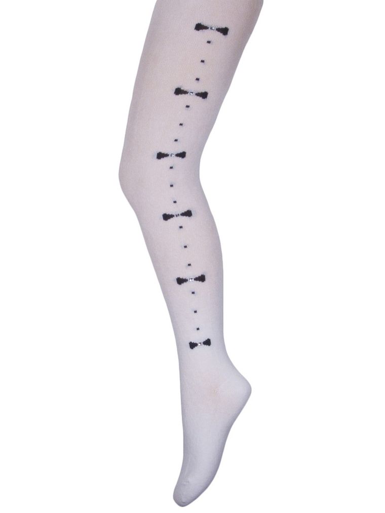 Rajstopy dziewczęce, białe, Milusie