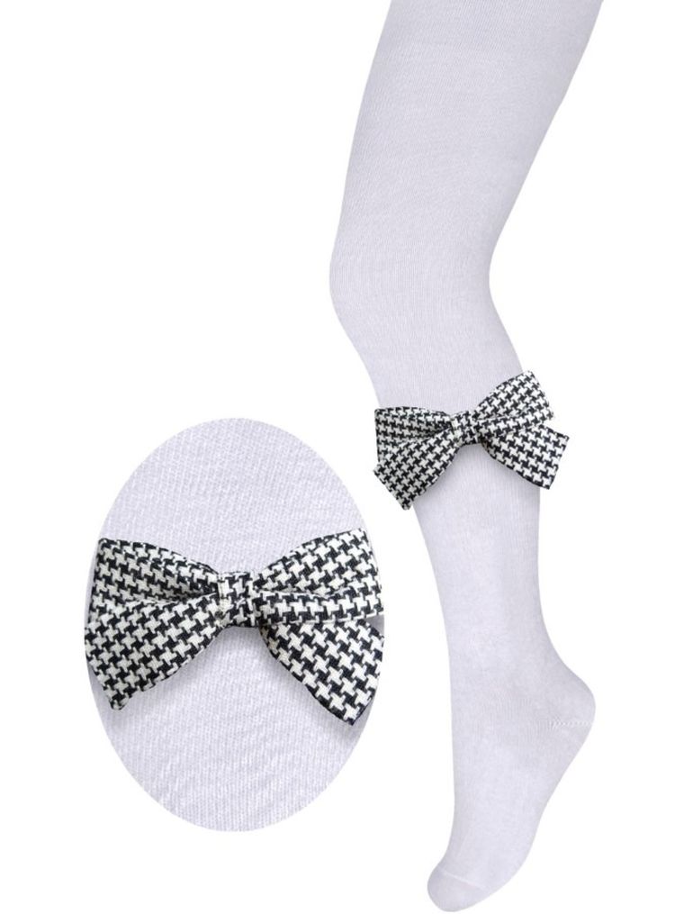 Rajstopy dziewczęce, białe, Milusie