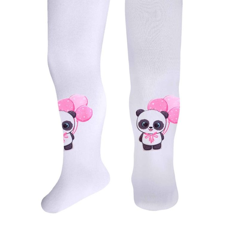 Rajstopy dziewczęce, białe, Milusie