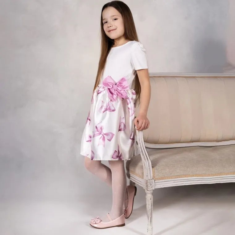 Rajstopy dziewczęce, białe, Yoclub