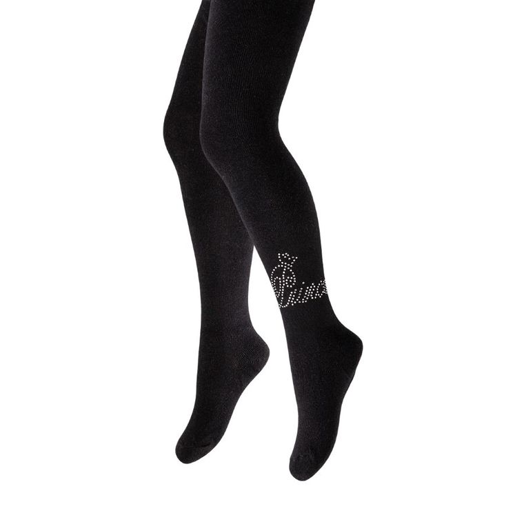 Rajstopy dziewczęce, czarne, Be Snazzy