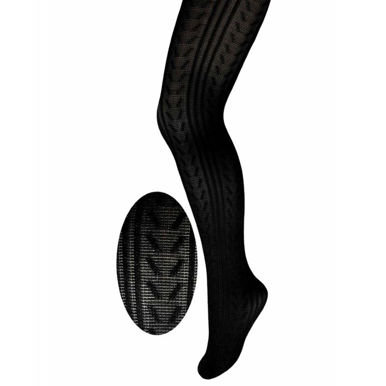 Rajstopy dziewczęce, czarne, mikrofibra, Milusie