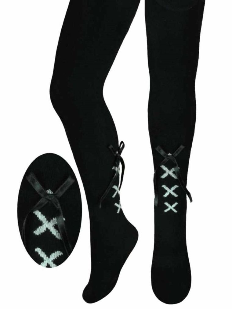 Rajstopy dziewczęce, czarne, Milusie