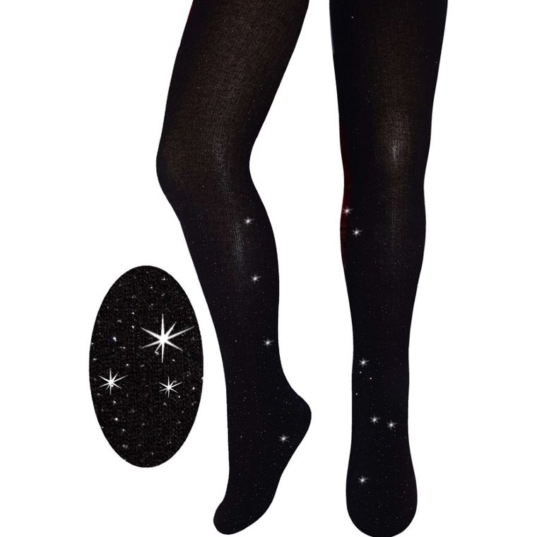 Rajstopy dziewczęce, czarne, Milusie