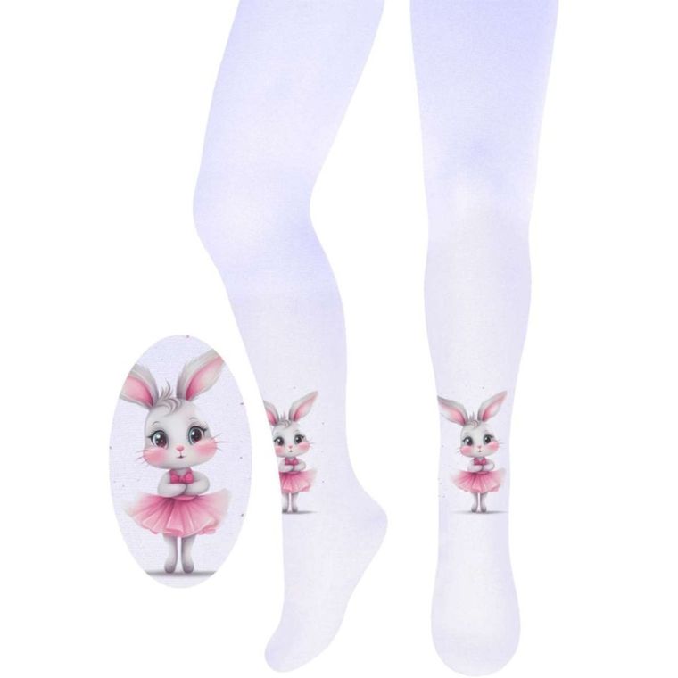 Rajstopy dziewczęce, ecru, Milusie