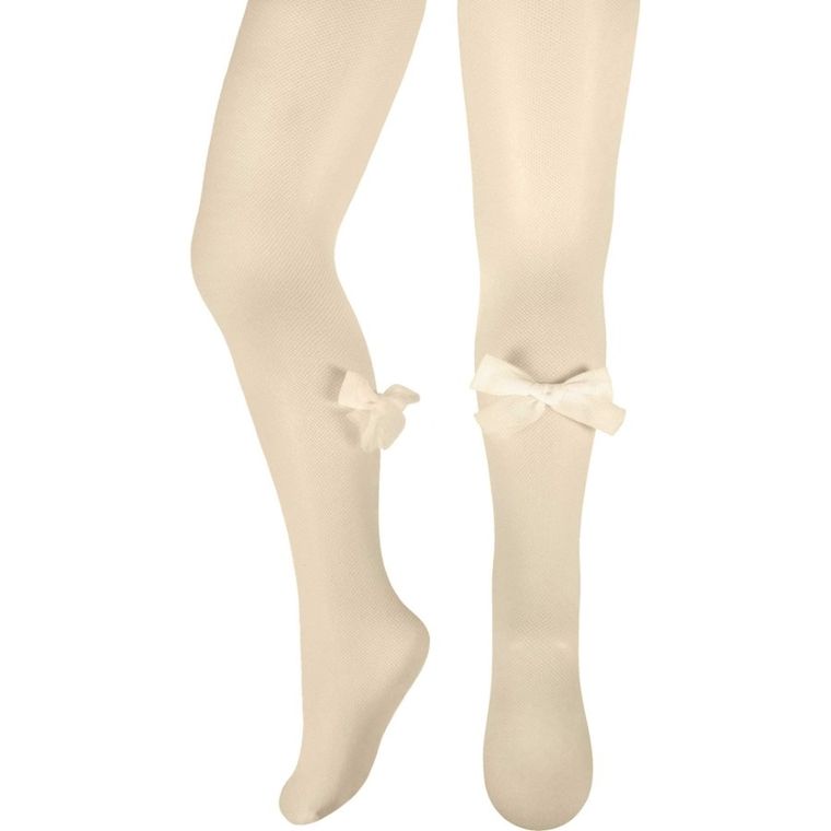 Rajstopy dziewczęce, ecru, Milusie