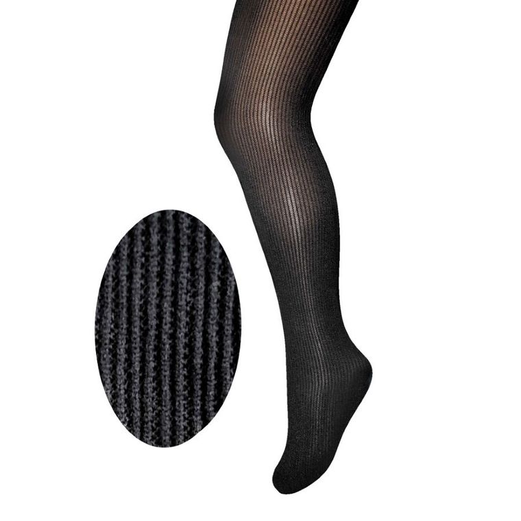 Rajstopy dziewczęce, grafitowe, mikrofibra, Milusie