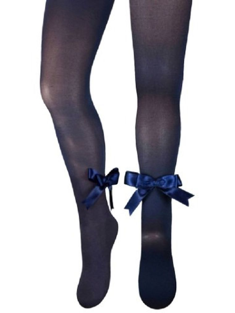 Rajstopy dziewczęce, granatowe, mikrofibra, Milusie