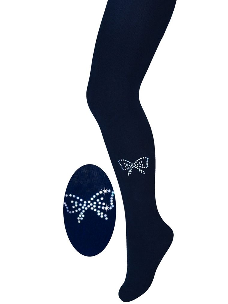Rajstopy dziewczęce, granatowe, Milusie