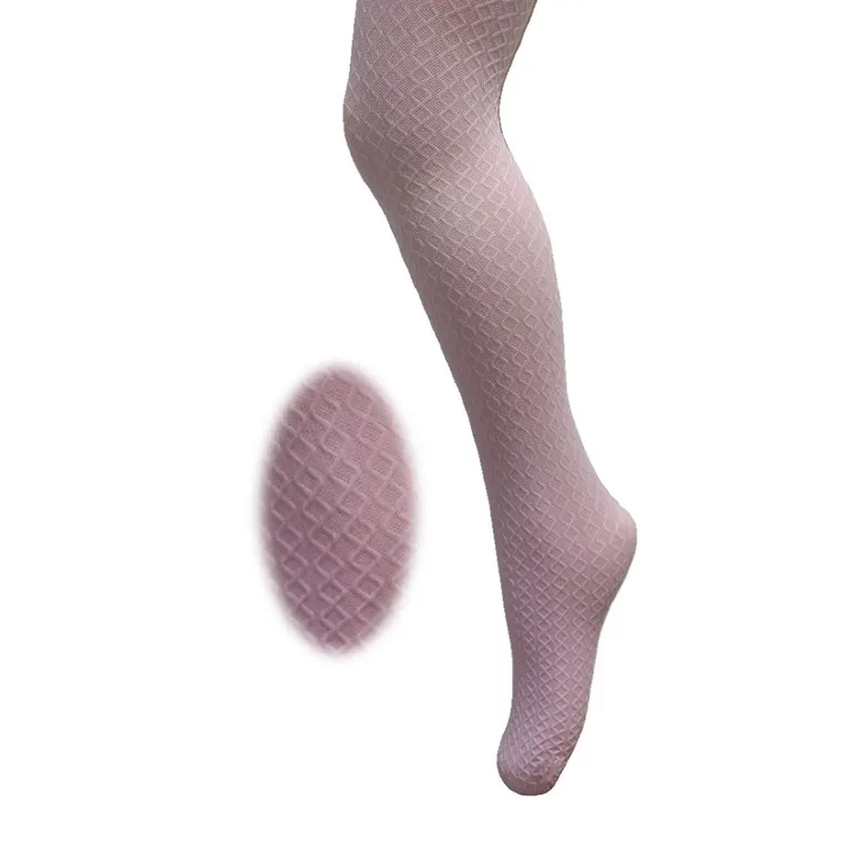 Rajstopy dziewczęce, różowe, mikrofibra, Milusie