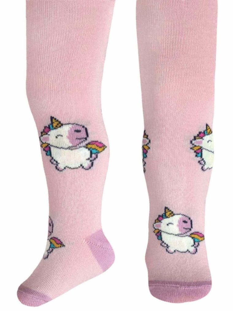 Rajstopy dziewczęce, różowe, Milusie