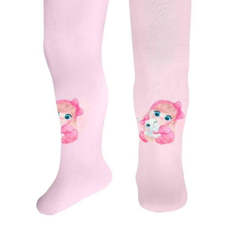 Rajstopy dziewczęce, różowe, Milusie