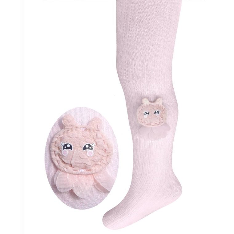 Rajstopy dziewczęce, różowe, Milusie