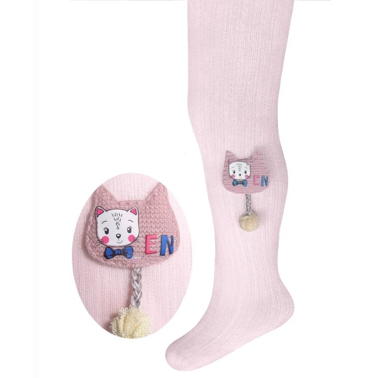 Rajstopy dziewczęce, różowe, Milusie