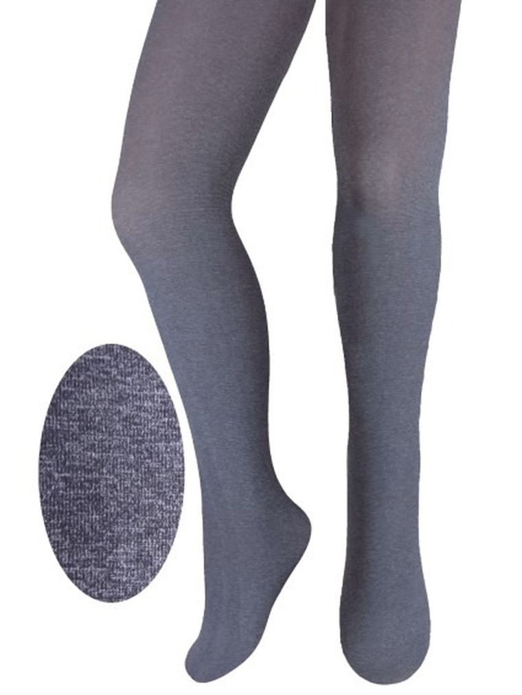 Rajstopy dziewczęce, szare, mikrofibra, Milusie