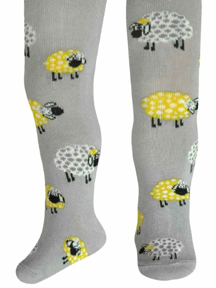 Rajstopy dziewczęce, szare, Milusie