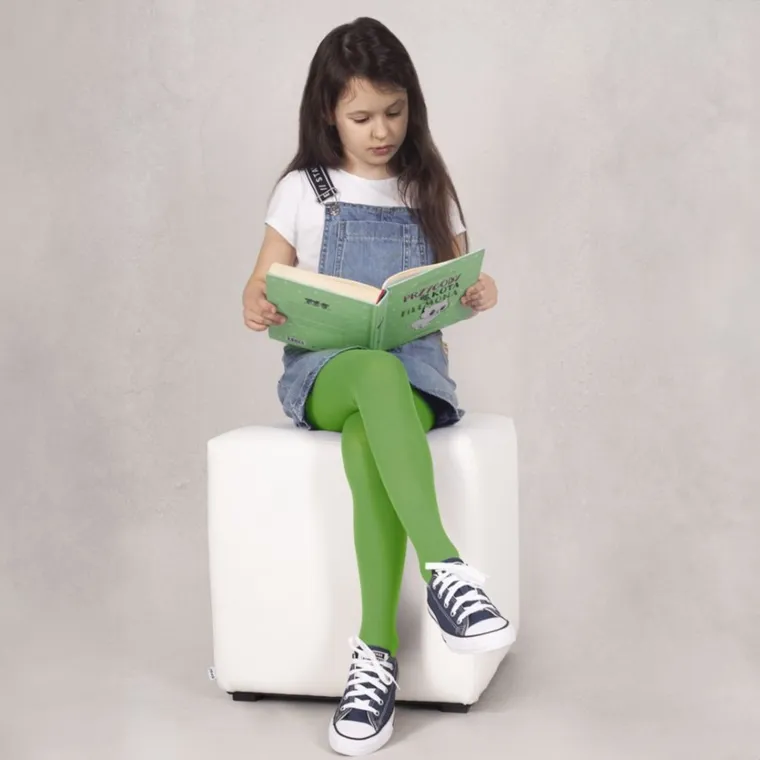 Rajsyopy dziewczęce, zielone, 40 DEN, Yoclub