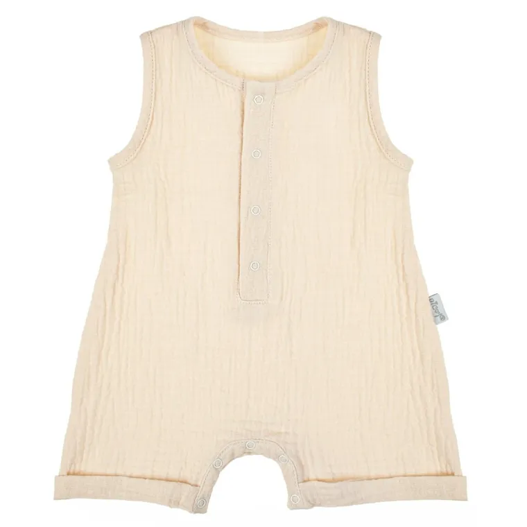 Rampers chłopięcy, beżowy, Nicol