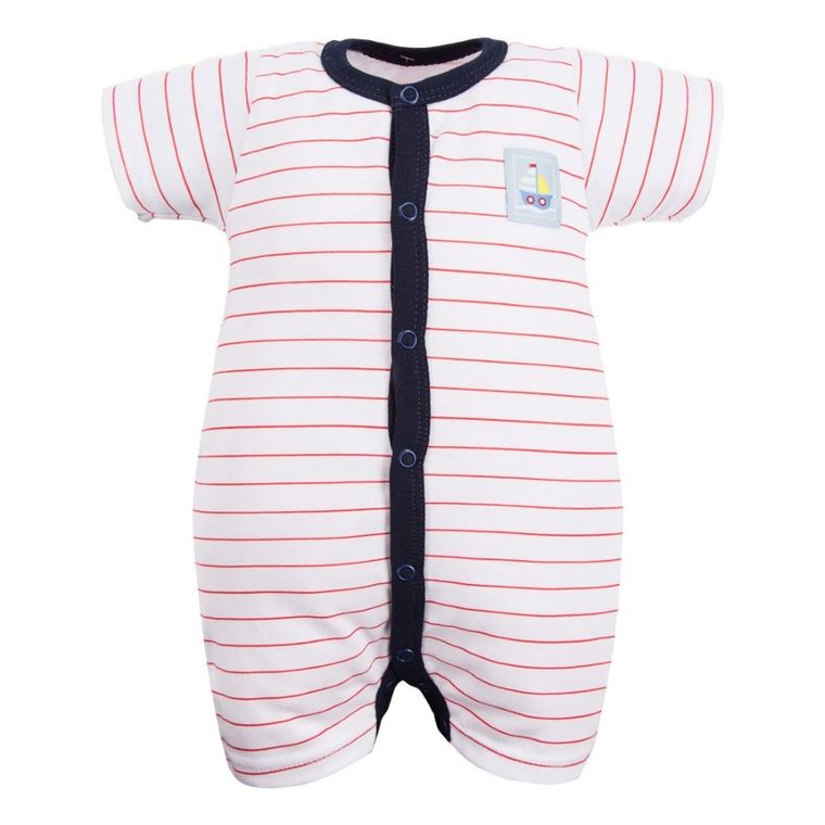 Rampers chłopięcy, biały, Eevi