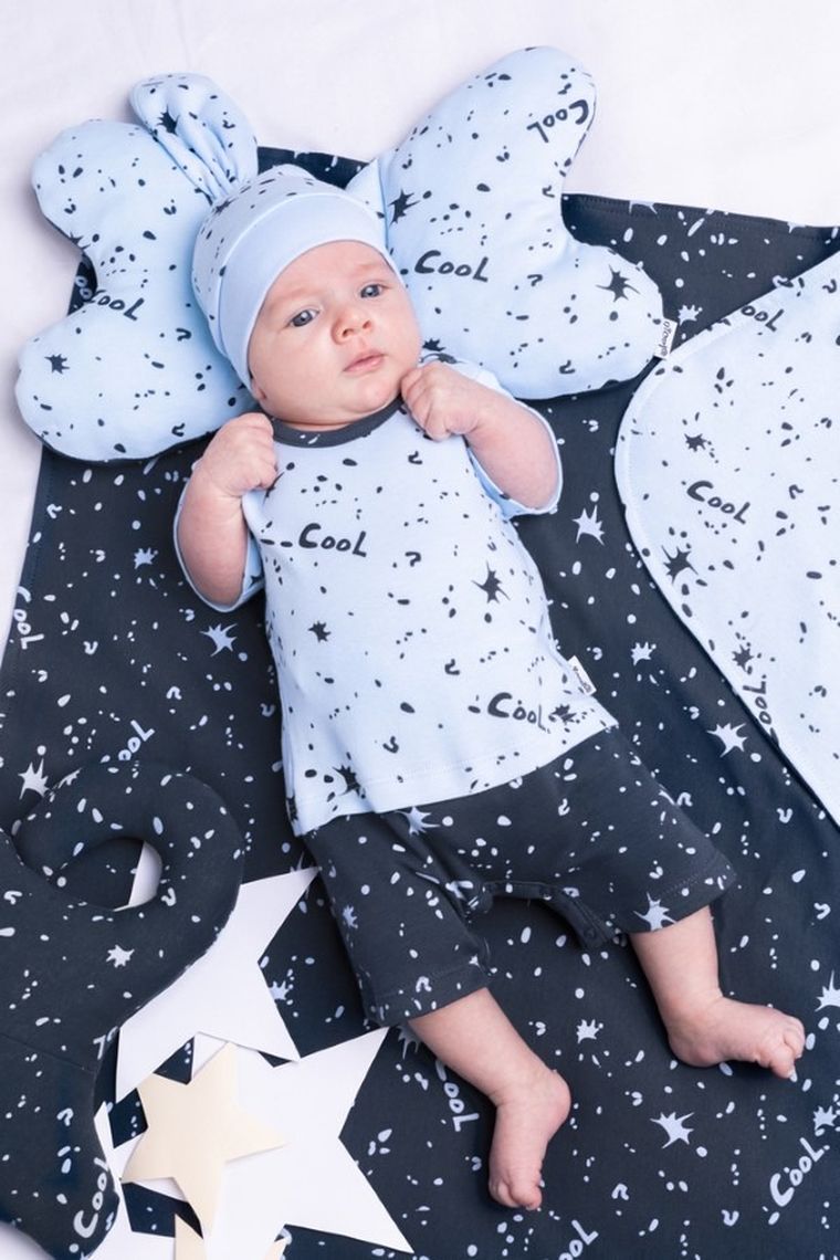 Rampers chłopięcy, niebiesko-granatowy, Cool, Nicol