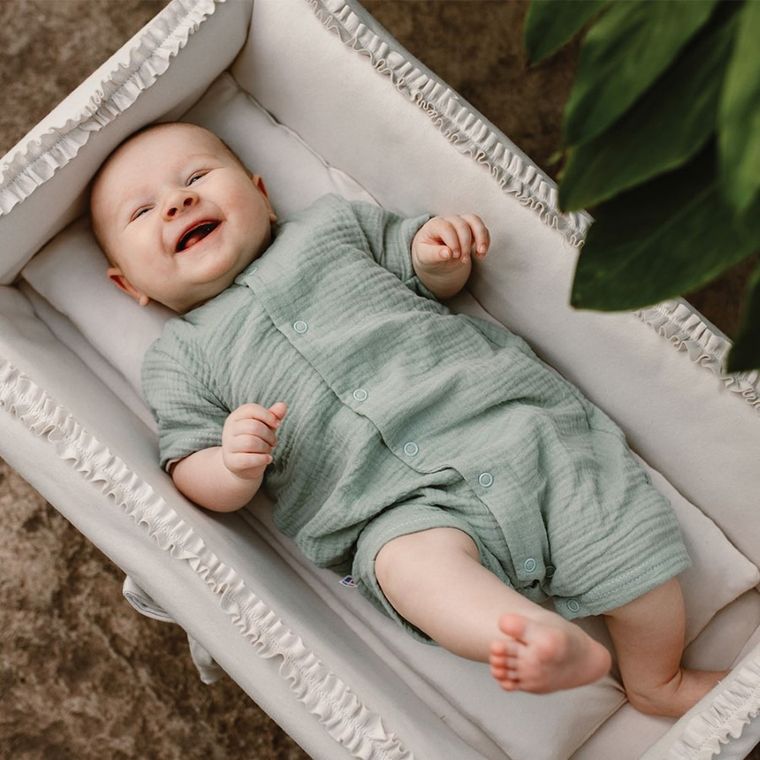 Rampers chłopięcy, zielony, Eevi