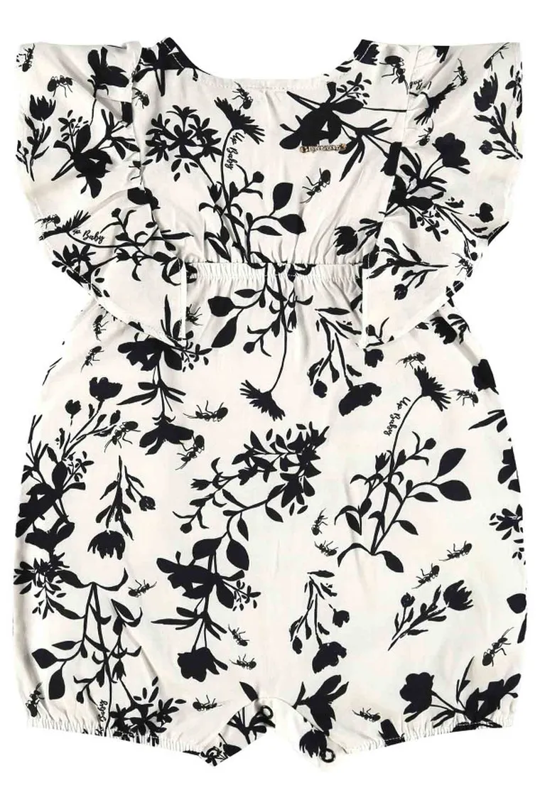 Rampers dziewczęcy, biały, Up Baby