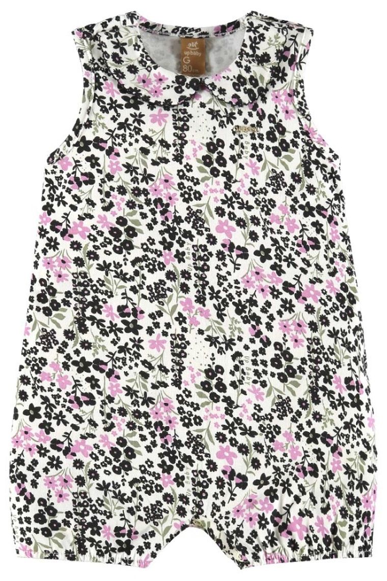 Rampers dziewczęcy, czarny, Up Baby