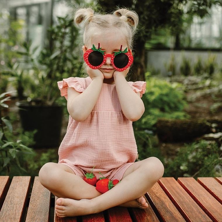 Rampers dziewczęcy, koralowy, Eevi