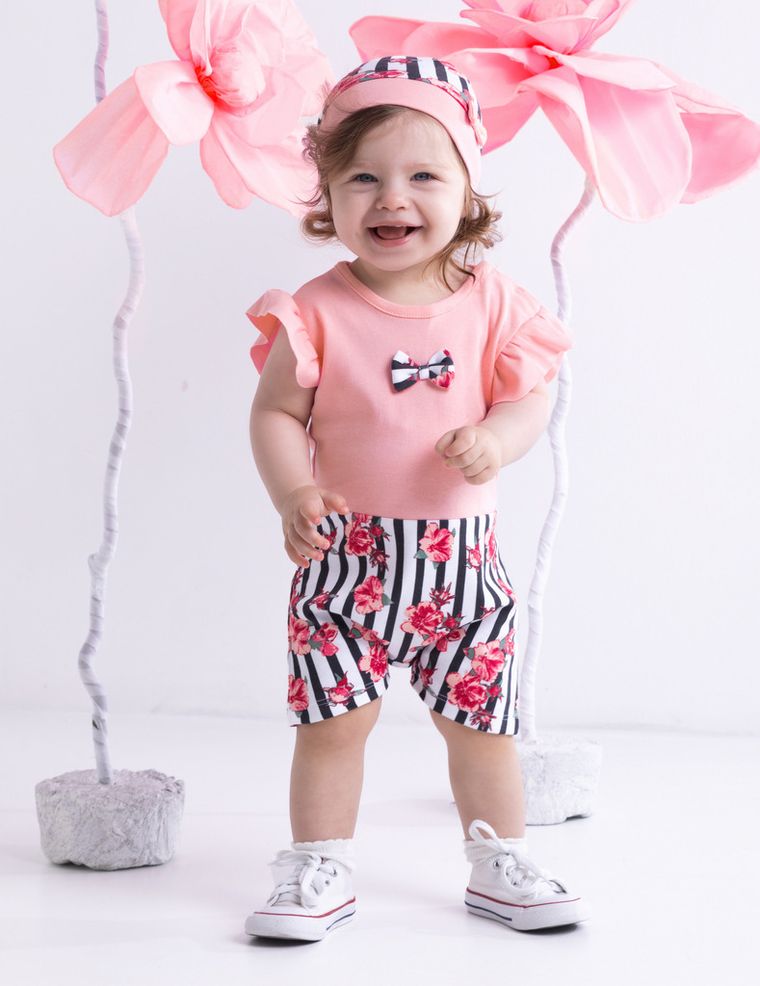 Rampers dziewczęcy, mix, Nicol