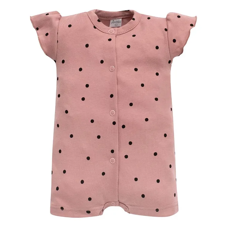Rampers dziewczęcy, różowy, Pinokio