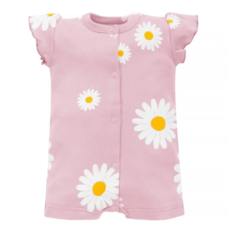 Rampers dziewczęcy, różowy, Pinokio