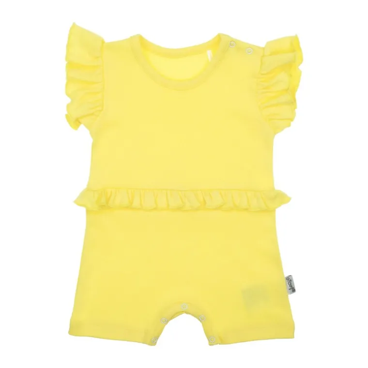 Rampers dziewczęcy, żółty, Nicol