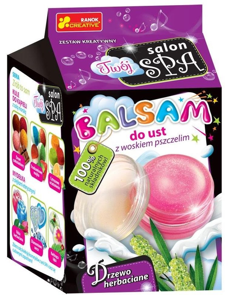 Ranok Creative, balsam do ust z woskiem pszczelim, drzewo herbaciane