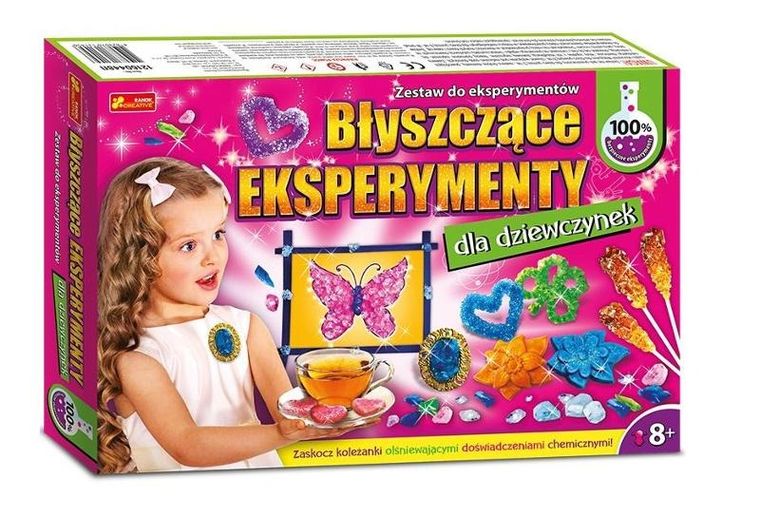 Ranok-Creative, Błyszczące eksperymenty dla dziewczynek, zestaw kreatywny