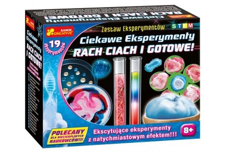 Ranok-Creative, Ciekawe eksperymenty, Rach ciach i gotowe, zestaw naukowy
