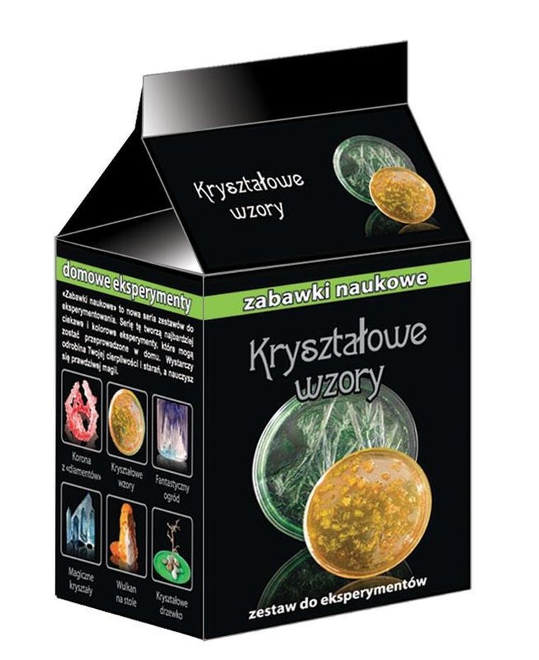 Ranok-Creative, Hodowla kryształów, kryształowe wzory, zestaw naukowy