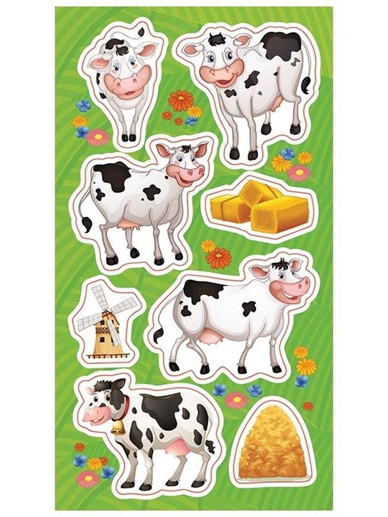 Ranok Creative, naklejki, Krówki
