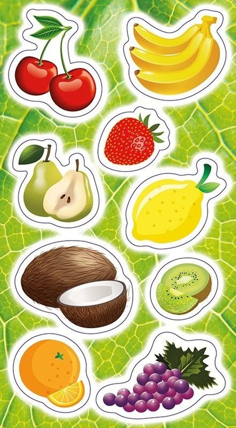 Ranok-creative, naklejki, owoce