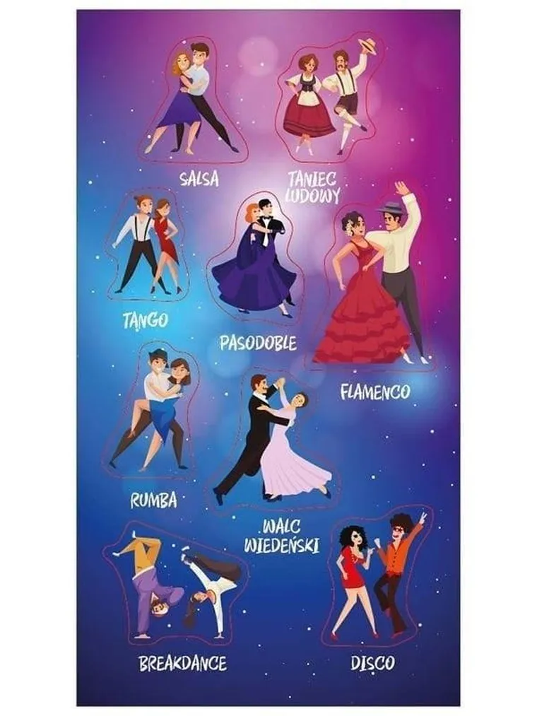 Ranok-creative, naklejki, taniec