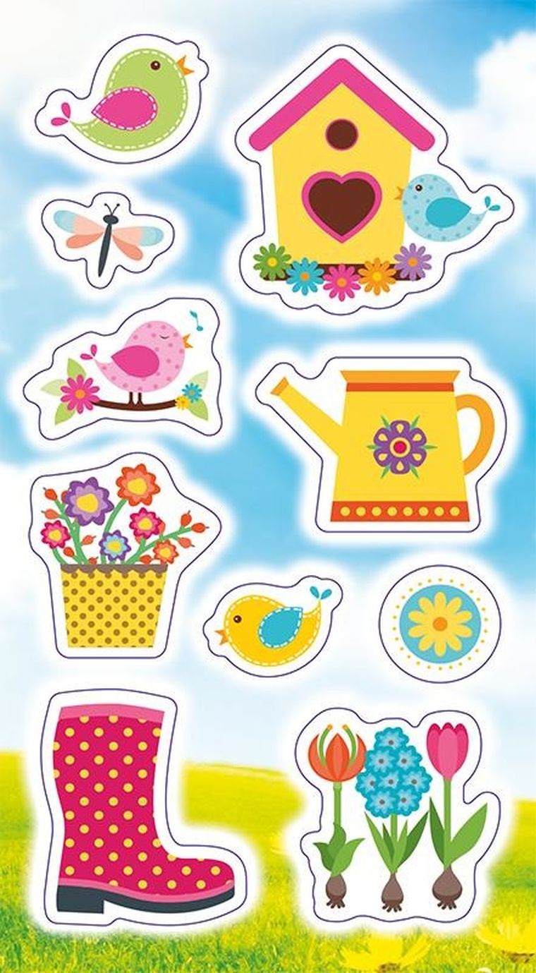Ranok Creative, naklejki, wiosna