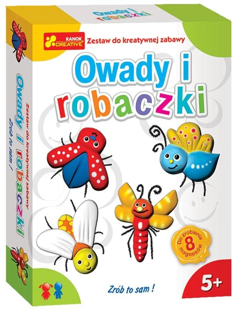 Ranok Creative, Owady i robaczki, gipsowe magnesy, zestaw kreatywny