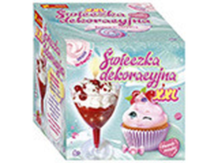 Ranok-creative, świeczka dekoracyjna, deser wiśniowy