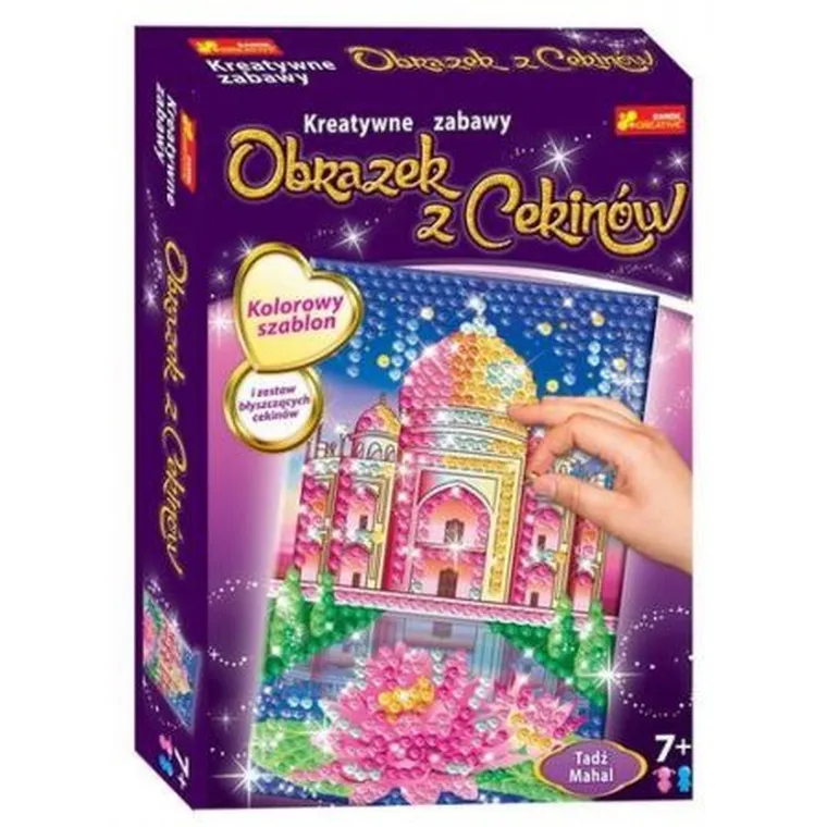 Ranok Creative, Tadż mahal, cekinowy obrazek, zestaw kreatywny