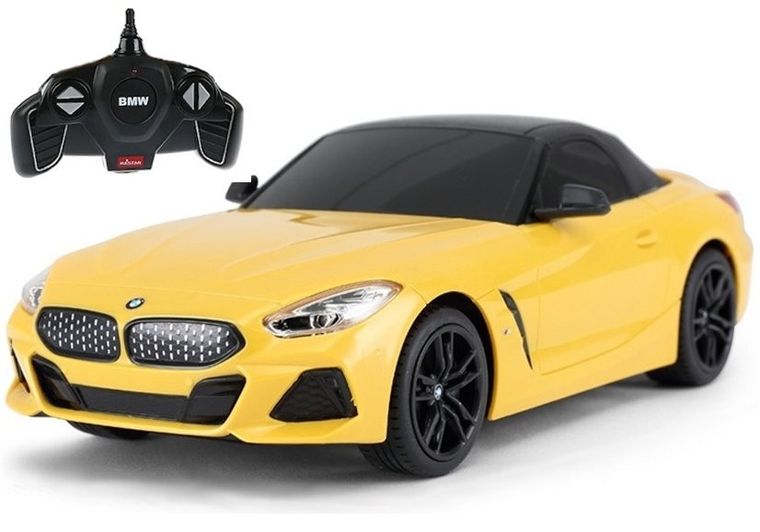 Rastar, BMW Z4 Roadster, pojazd zdalnie sterowany, żółty, 1:18