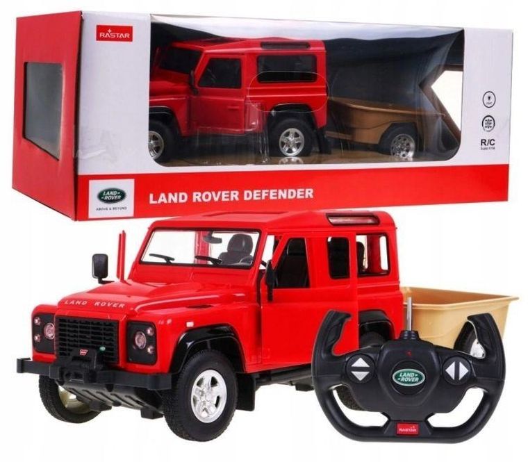 Rastar, Land Rover Defender, pojazd zdalnie sterowany, 1:14