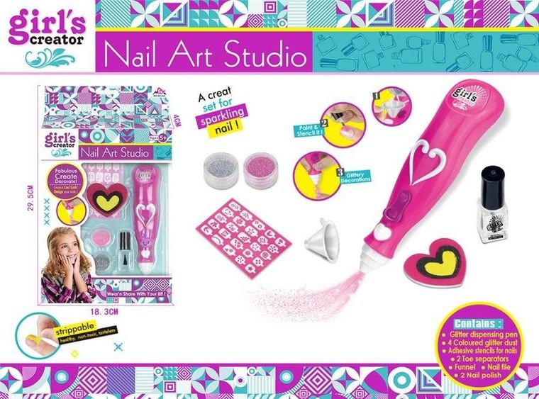 Rastar, magiczny pył, zestaw do ozdabiania paznokci