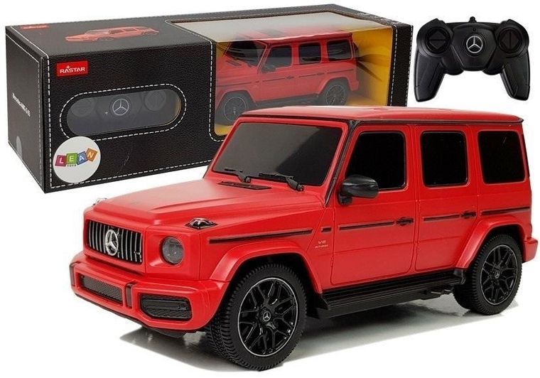 Rastar, Mercedes AMG G63, pojazd zdalnie sterowany, czerwony, 1:24
