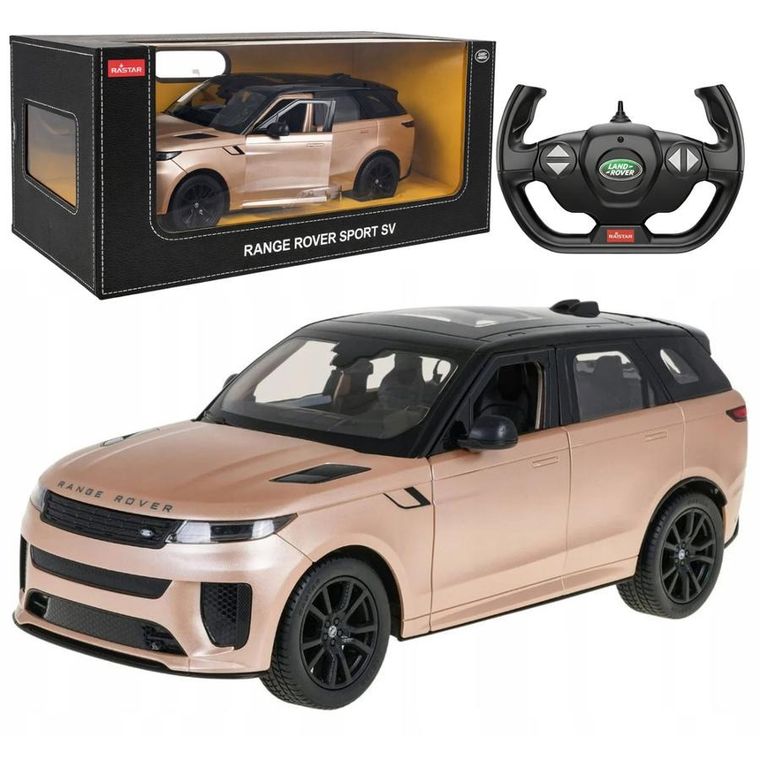 Rastar, Range Rover Sport SV, pojazd zdalnie sterowany, złoty, 1:14
