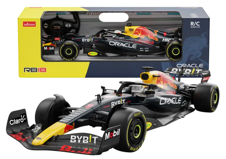 Rastar, Red Bull RB181 Bolid F1, pojazd zdalnie sterowany, granatowy, 1:12