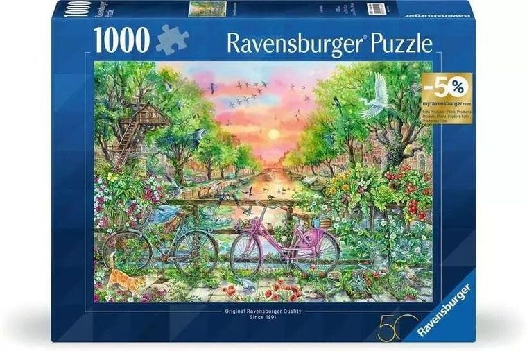 Ravensburger, Amsterdam, puzzle, 1000 elementów